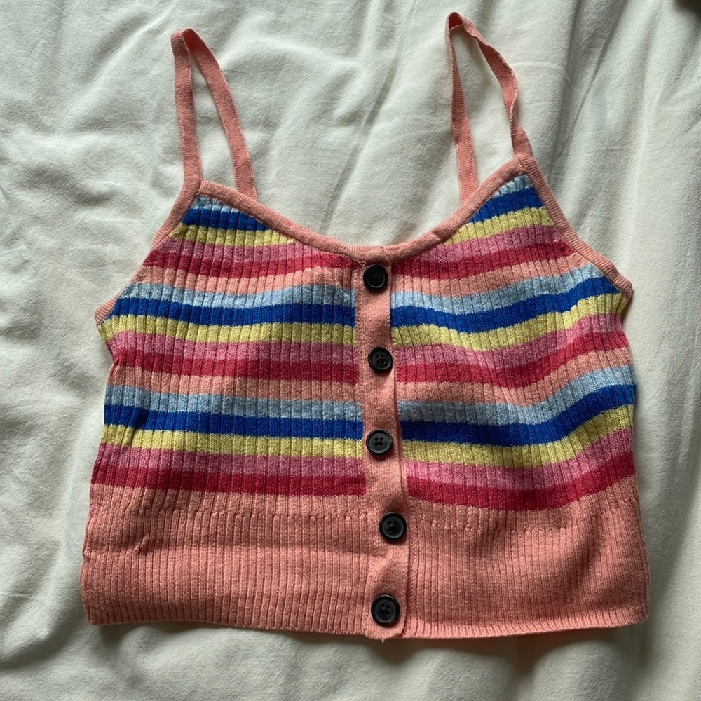 American eagle, size S, colorful fun summer tank top